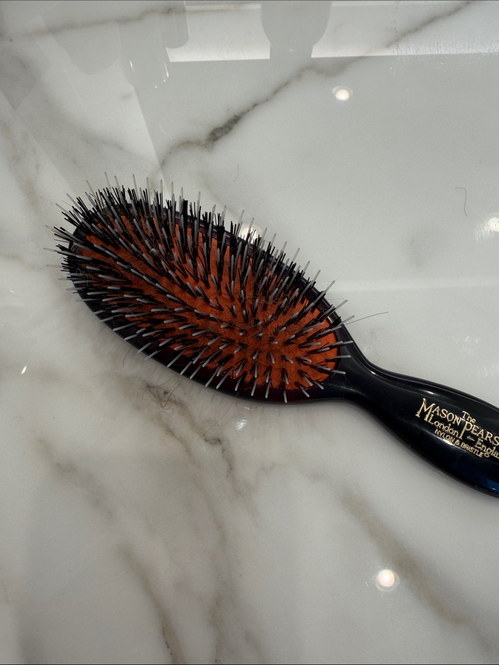 Mason Pearson Handy Bristle & Nylon Hairbrush BN3 Black & Brown
